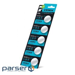 Батарейка CR2450, літієва, Videx Excellent!, 5 шт, 3V, Blister (CR2450 5шт )