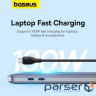 Кабель Baseus Pudding Series Fast Charging Cable Type-C to Type-C 100W 1.2m Cluste (P10355702111-00)