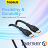 Кабель Baseus Pudding Series Fast Charging Cable Type-C to Type-C 100W 1.2m Cluste (P10355702111-00)