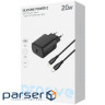 СЗУ Proove Silicone Power 2 20W (Type-C) + Cable Type-C to Lightning (1m) white (WCSP22010002)