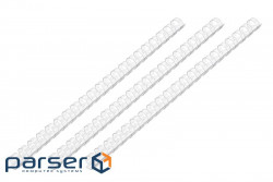 Plastic springs for binder 2E, 38 mm, transparent, 50 pcs (2E-PL38-50CL)