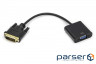 Перехідник DVI-D Dual Link (M) to VGA (F) 0.15m PowerPlant (CA911141)