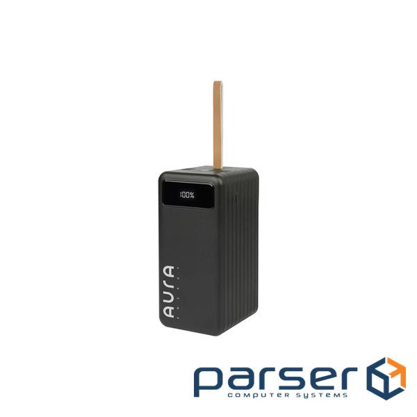 Батарея універсальна AURA NRG-P100 100000mAh 22.5W Black (PBANRG-P100B)