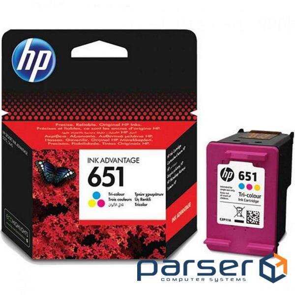 Картридж  HP DJ No.651 Color Ink Advantage (C2P11AE)