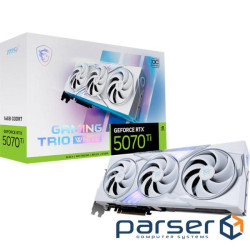 Відеокарта MSI GeForce RTX 5070 Ti 16G Gaming Trio OC White (G507T-16GTC)