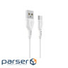 Дата кабель USB 2.0 AM to Micro 5P 1.0m 2.4A black BOROFONE (6931474743916)