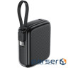 УМБ Acefast 10000mAh 20W PD,QC3.0 USB-C In/Out with build Type-C cable, M15 Black (6974316283973)