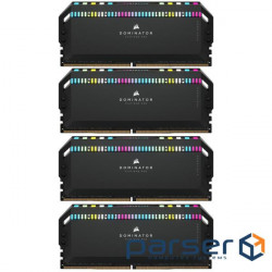 Модуль памяти для компьютера DDR5 64GB (4x16GB) 6200 MHz Dominator Platinum RGB (CMT64GX5M4B6200C32)