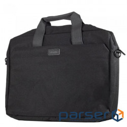 Laptop bag 16'' Okade T64, Black, nylon, microfiber interior, shoulder (T64.16BK)