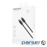 Кабель Proove Dense Metal Type-C to Type-C 60w (1m) black (CCDM60002201)