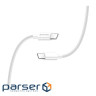 Дата кабель USB-C to USB-C 2.0m 5A 100W zinc alloy braided white ColorWay (CW-CBPDCC099-WT)