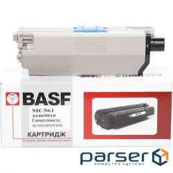 Тонер-картридж BASF OKI C510/511/530 Black 44469810 (KT-MC561K) (BASF-KT-MC561K)