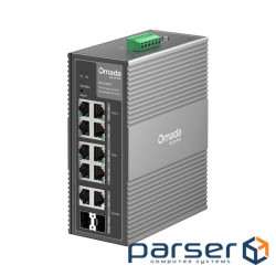 TP-LINK Omada Switch IES210GPP 10xGBit 6xPoE+/2xPoE++/2x Combo RJ45/SFP (260W) Industrial Easy Manag