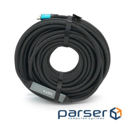 Кабель мультимедійний HDMI M to HDMI M 25.0m V2.0 4Kx2K black Merli (YT-HDMI(M)/(M)4KV2.0-25m/19123)