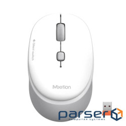 Мишка Meetion R571 Wireless White/Gray (MT-R571-C)