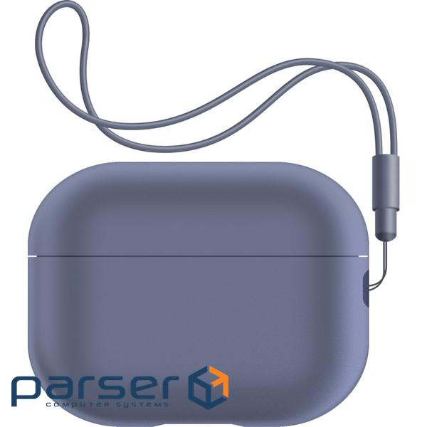 Чохол ArmorStandard Silicone Case with straps для Apple Airpods Pro 2 Dark Purple (ARM68611)