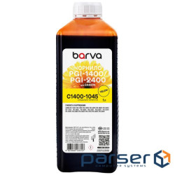 Чорнило Barva Canon PGI-1400/PGI-2400 1 л, special pigment, yellow (C1400-1045)