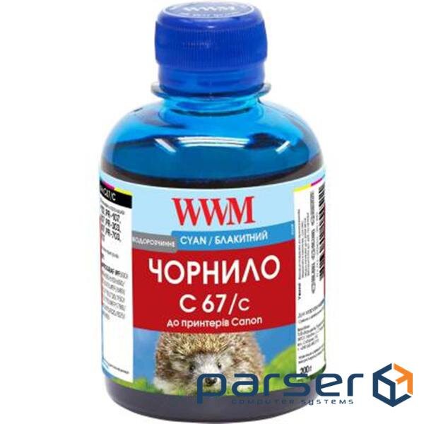 Чорнило WWM Canon IPF-107 200г Cyan IPF-107С (C67/C)