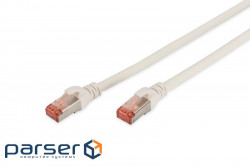 Патч-корд 2м , CAT 6 S-FTP, AWG 27/7, LSZH, white Digitus (DK-1644-020/WH)