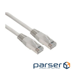 Патч-корд 0.5м S/FTP Cat 6A CU 27AWG LSZH grey Kingda (KD-PASFT9050GY-LSZH)
