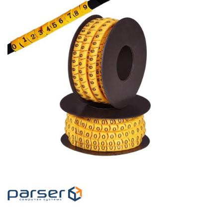 Cable marker ''4'', 6mm&sup2, (350 pcs in a package), price per package (10231)