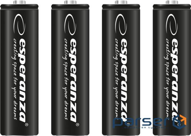 Акумулятор Esperanza AA 2600mAh Ni-MH * 4 mix of colors (EZA106)