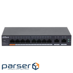 Комутатор 8 портів керований Dahua DH-CS4010-8ET-60 PoE