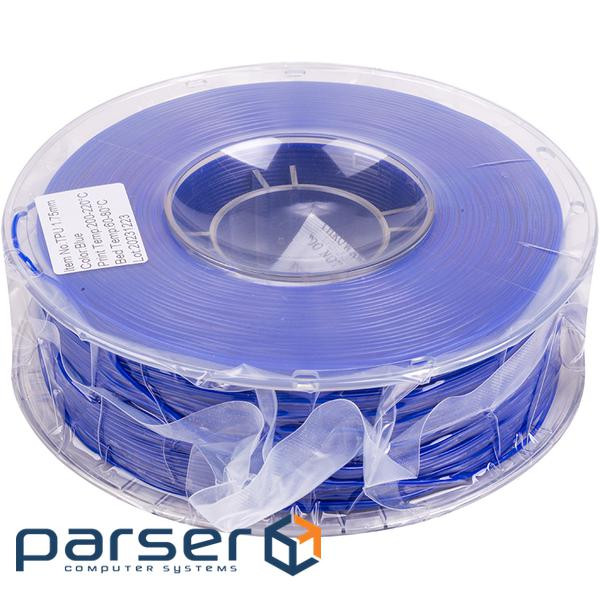 PowerPlant Filament TPU plastic for 3D printer 1.75 mm 1 kg, blue (PT812998)