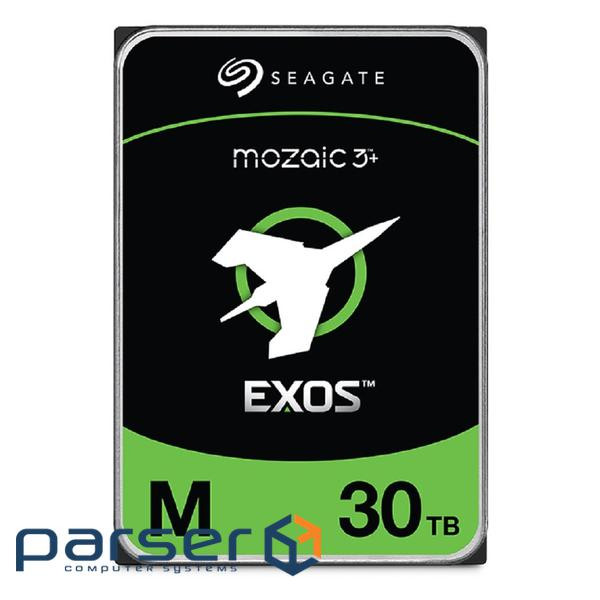 Жорсткий диск 3.5" SEAGATE Exos M 30TB SATA/512MB (ST30000NM004K)