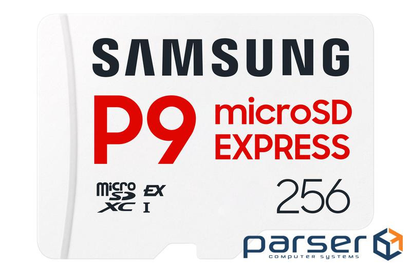 Карта памяті SAMSUNG  microSD Express Card  P9, до 800 Мб/с (MB-MK256T/WW)