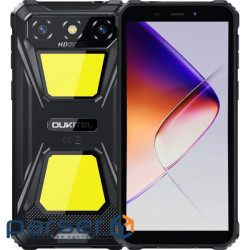 Смартфон Oukitel G5 6" HD+ /4GB/128GB T310 /6300mAh /Ліхтар/13+5Мп/ IP69K/Black (G5_BK)
