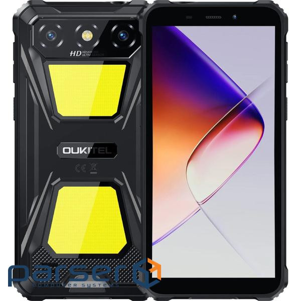 Смартфон Oukitel G5 6" HD+ /4GB/128GB T310 /6300mAh /Ліхтар/13+5Мп/ IP69K/Black (G5_BK)