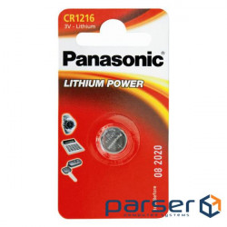 Battery Panasonic CR 1216 * 1 LITHIUM (CR-1216EL/1B)