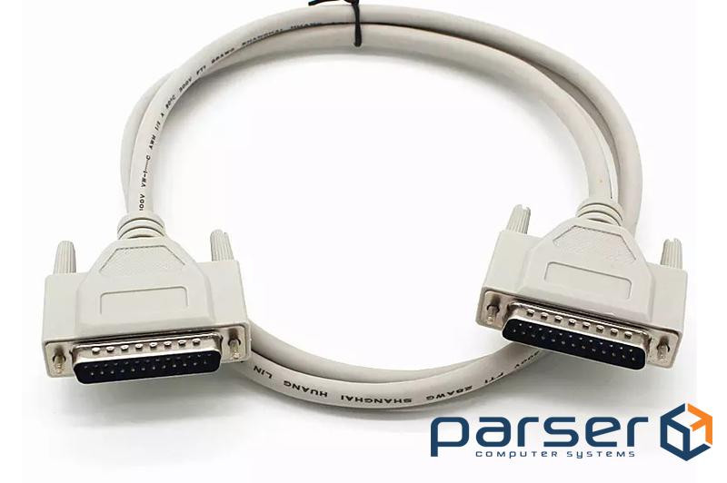 Кабель LPT DB25 М-М, 25Pin, 1.5m, Gray, OEM, Q25 (TT0501.1 1,5м )
