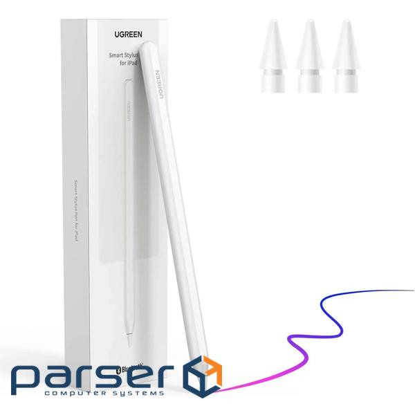 Стилус Ugreen LP653 Smart Stylus Pen for iPad Magnetic Charging White (15910)