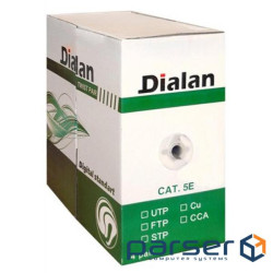 Кабель мережевий Dialan UTP 305м КНПЭ 4*2*0,50 [СU] cat.5e (10557)