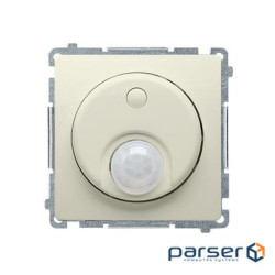 Bыключатель Basic с датчиком движения, с реле 8(2)А 230В, бежевый (BMCR10P.01/12)