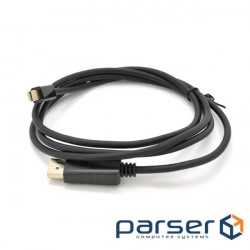 Кабель VEGGIEG Mini DisplayPort - DisplayPort 1.5м Black (YT-C-MD-1.5)