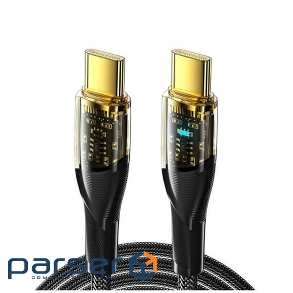 Дата кабель USB-C to USB-C 1.0m 100W black Essager (EXCTT1-XJ01-P)