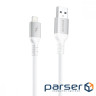 Кабель Proove ReGen Silicone USB to Lightning 2.4A (1m) white (CCRS15001102)