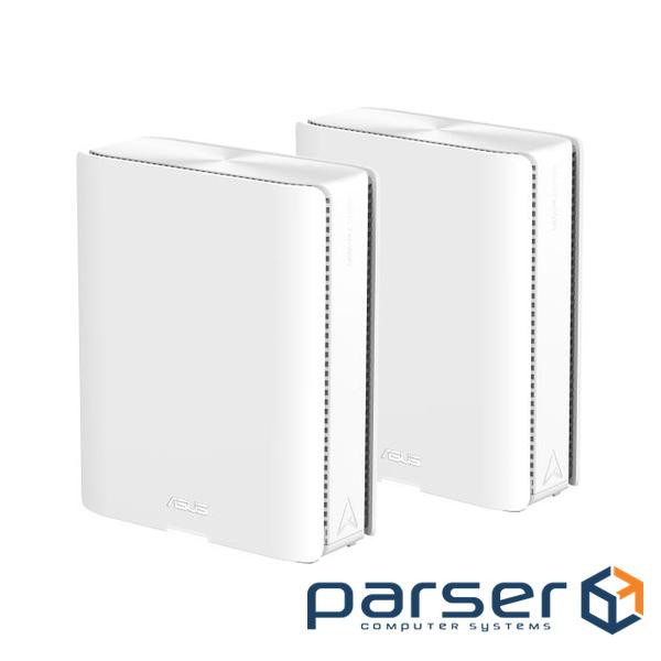 Система WiFi-Mesh ASUS ZenWiFi BQ16 BE25000, 2xGE LAN, 1xGE WAN/LAN, 1x10GE LAN, 1 (90IG08K0-MO3N2V)