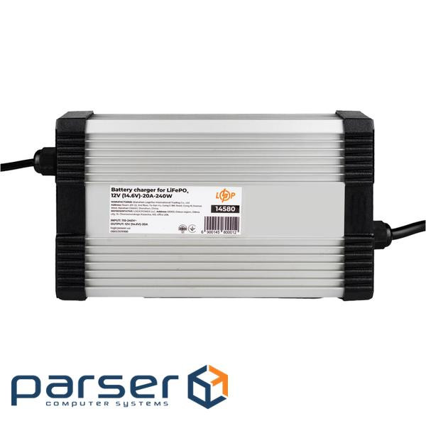 Зарядний пристрій для акумуляторів LiFePO4 12V (14.6V)-20A-240W (14580)