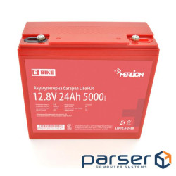 Літій-залізо-фосфатний акумулятор Merlion LiFePO4 12.8V 24AH (166x77x167) для електро (LFP12.8-24EB) (LFP12.8-24EB)