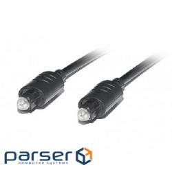 Multimedia cable Optical Toslink M-M 1m black REAL-EL (EL123500036)
