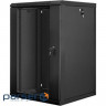 Шафа настінна Hypernet 18U 19" 600x450 (WMNC-18U-FLAT-BLACK)
