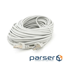Патч-корд литий MERLION, FTP, RJ45, Cat.5e, 15m, сірий, CCA, Q200 (PCM-CCA-5E / 15G)