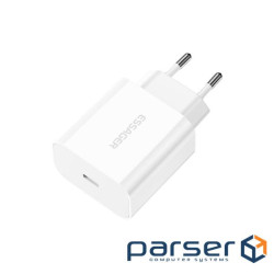 Зарядний пристрій Essager USB-C PD20W white (ECTC-FJB02-P)