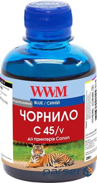 Чорнило WWM Canon CLI-481PB 200г Blue (C45/V)
