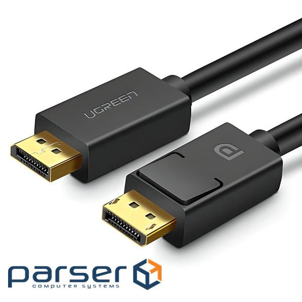 Кабель мультимедійний DisplayPort M to DisplayPort M 1.5m DP102 black Ugreen (10245) (UGR-10245)