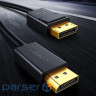 Кабель мультимедійний DisplayPort M to DisplayPort M 1.5m DP102 black Ugreen (10245) (UGR-10245)